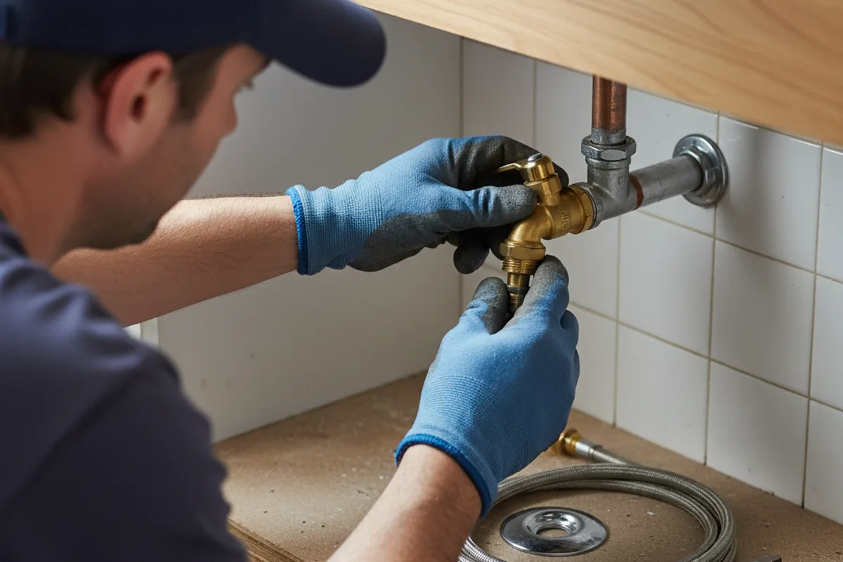 Shutoff valve and fitting work during Emergency Plumbing in Castle Rock